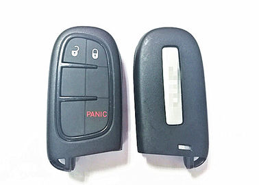 3 Knopf JEEP Fern- Schlüssel-Shell, GQ4-54T Schwarz-intelligente Auto-Schlüssel-PlastikUhrkette